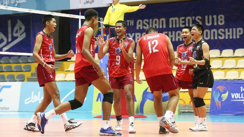 นักตบหนุ่มไทยชนะคูเวต 3-1 เซต ได้อันดับ 7 ศึก U18 ชิงแชมป์เอเชีย