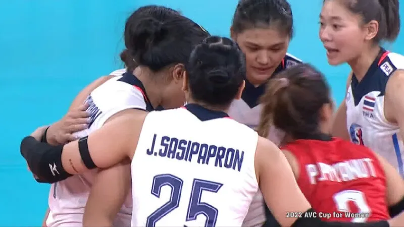 นักตบลูกยางสาวไทยชนะออสเตรเลีย 3 เซตรวด ศึก AVC Cup 2022
