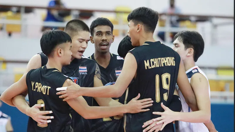 นักตบหนุ่มไทยเฉือนจีน 3-2 เซต ทะลุสู่รอบรองฯ ศึกชิงแชมป์เอเชีย U20
