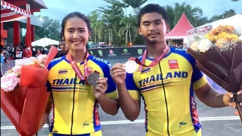 กระหึ่ม! ทัพนักปั่นไทยคว้า 1 เงิน 1 ทองแดง ศึกจักรยานเสือภูเขาเวิลด์คัพ