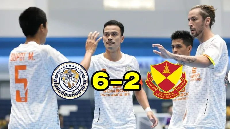 ห้องเย็นท่าข้ามชนะเซลังงอร์ 6-2 ทะลุชิง ฯ ฟุตซอลชิงแชมป์สโมสรอาเซียน 2022