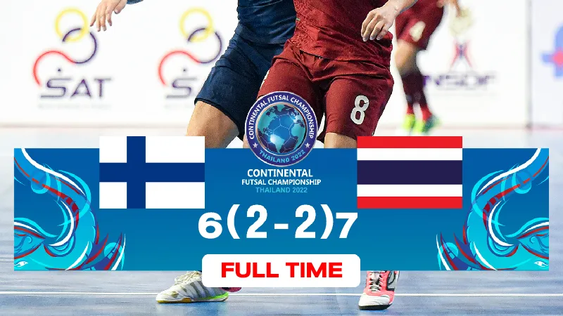 ฟุตซอลทีมชาติไทยชนะจุดโทษฟินแลนด์ คว้าอันดับ 3 ศึก CONTINENTAL Cup 2022