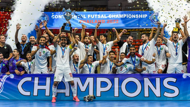 โมร็อกโก คว้าแชมป์ CONTINENTAL FUTSAL CHAMPIONSHIP THAILAND 2022