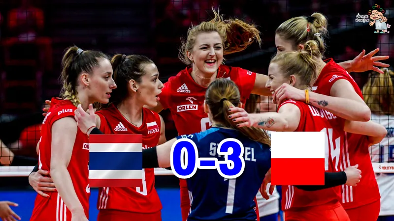 นักตบสาวไทยพ่ายโปแลนด์ 0-3 เซต ศึกวอลเลย์บอลหญิงชิงแชมป์โลก 2022