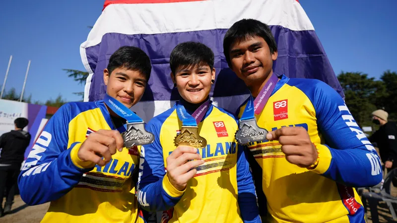 วิภาวี คว้าเหรียญทองดาวน์ฮิล ศึกเสือภูเขาชิงแชมป์เอเชียที่เกาหลีใต้