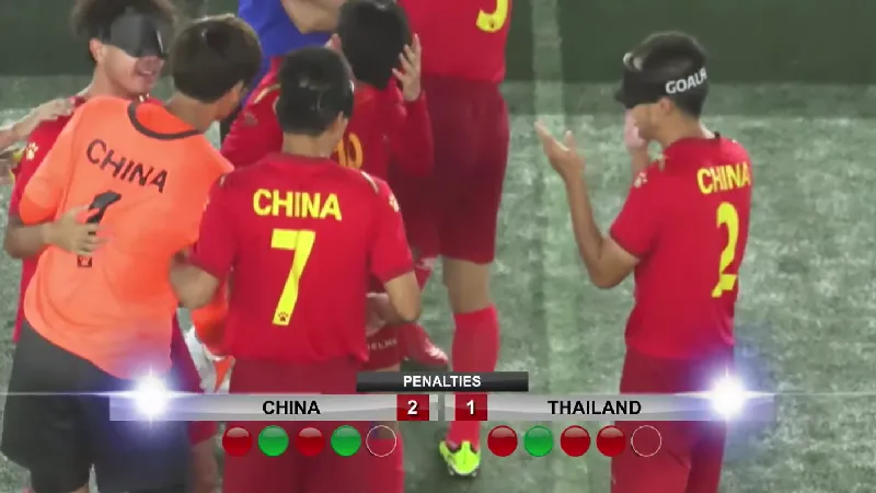ไทยพ่ายจุดโทษจีน 2-1 คว้ารองแชมป์ฟุตบอลคนตาบอดชิงแชมป์เอเชีย 2022