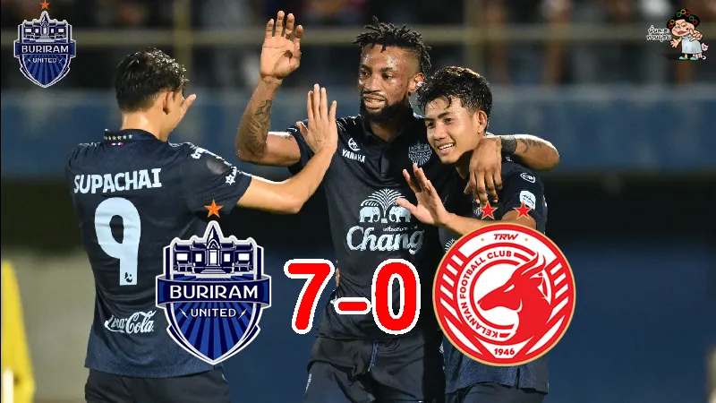 บุรีรัมย์อุ่นโหดถล่มกลันตันเอฟซี 7-0 นัดอุ่นเครื่องที่สงขลา