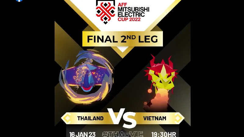ลิงก์ถ่ายทอดสด ไทย พบ เวียดนาม นัดชิงฯ เลก2 AFF Cup 2022
