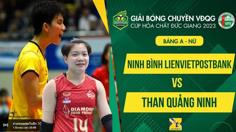 ลิงก์ถ่ายทอดสดลีกวอลเลย์บอลเวียดนาม นิญบิญ (วิภาวี) พบ ทัน กวางนิญ