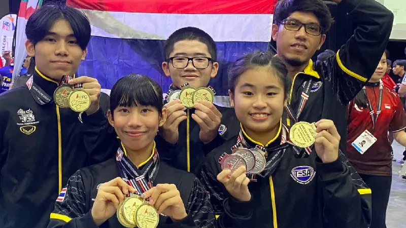 ทัพเอ็กซ์ตรีมไทย กวาด 4 ทองเอเชีย 6 ทองอาเซียน ครองแชมป์เหรียญรวมที่สิงคโปร์