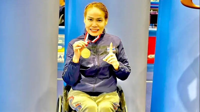 สายสุนีย์ จ๊ะนะ คว้าทองวีลแชร์ฟันดาบ ศึก เวิลด์คัพที่ประเทศอิตาลี