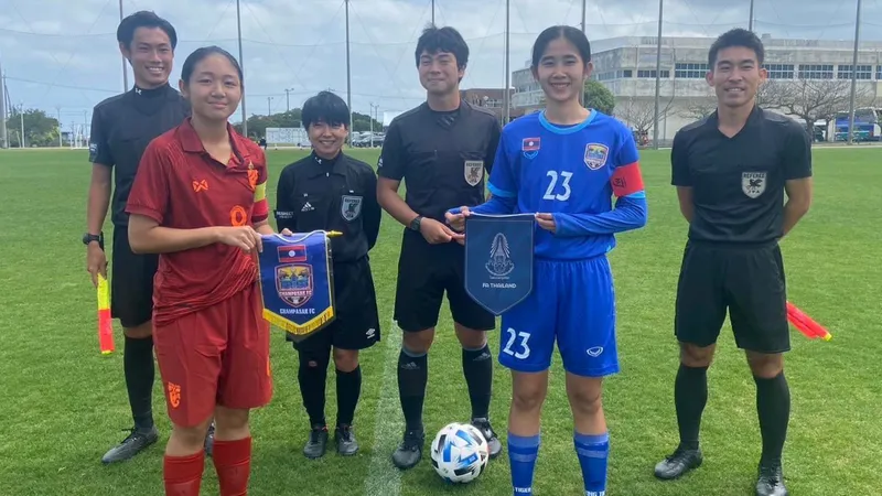 ชบาแก้ว U17 ถล่ม สปป.ลาว 9-0 คว้าแชมป์กลุ่มดี ศึก Jenesys