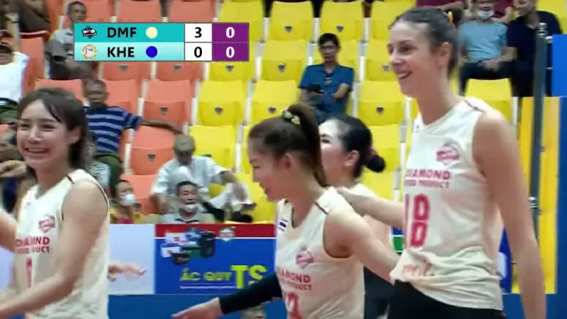 ไดมอนด์ ฟู้ดชนะฮุฟสกุล เอร์ชิม วีซี 3-0 เซต ศึกสโมสรหญิงชิงแชมป์เอเชีย 2023