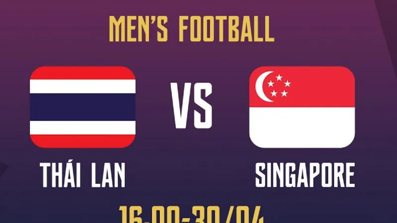 ลิงก์ถ่ายทอดสดฟุตบอลชายซีเกมส์ 2023 ไทย พบ สิงคโปร์
