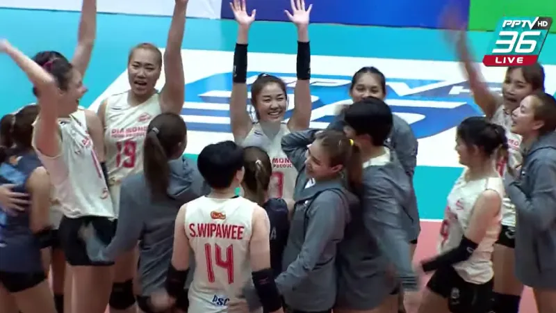 ไดมอนด์ ฟู้ด ชนะ คิง เวล ไทเป 3-0 เซต ทะลุชิงวอลเลย์บอลสโมสรหญิงชิงแชมป์เอเชีย 2023