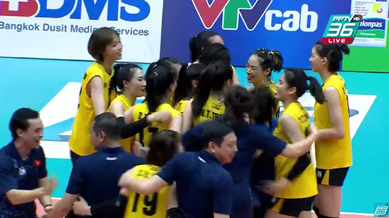 สปอร์ต เซ็นเตอร์ วัน พลิกแซง ไดมอนด์ ฟู้ด 3-2 เซต คว้าแชมป์สโมสรเอเชีย