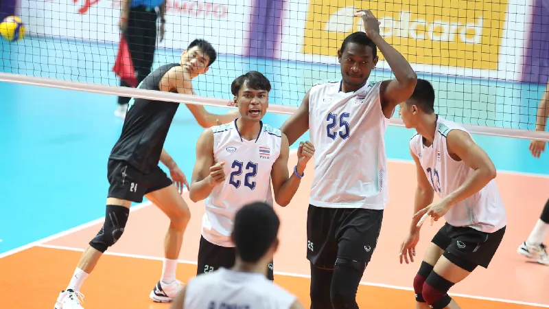 หนุ่มไทยอัดเมียนมา 3-0 เซต คว้าแชมป์กลุ่มศึกวอลเลย์บอลชายซีเกมส์ 2023