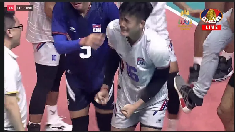 หนุ่มไทยพลิกพ่ายเจ้าภาพ 2-3 เซต ชิงที่ 3 วอลเลย์บอลชายซีเกมส์2023