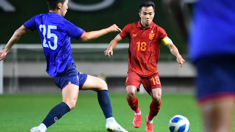 ทีมชาติไทยบุกเจ๊าไต้หวัน 2-2 นัดกระชับมิตรฟีฟ่า เดย์