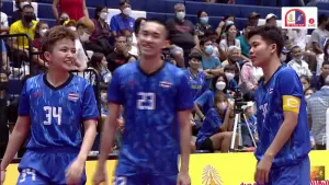 ไทย ชนะ เมียนมา 2-0 เซต คว้าแชมป์ทีมเดี่ยวผสมตะกร้อ "คิงส์คัพ" ครั้งที่ 36