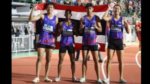 ทองแรก!! 4x100 ม. ชายไทย คว้าเหรียญทองศึกกรีฑาชิงแชมป์เอเชีย 2023