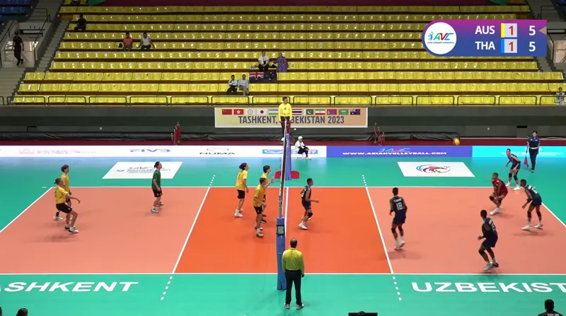 วอลเลย์บอลชาย U16 ชิงแชมป์เอเชีย ไทย พบ ออสเตรเลีย
