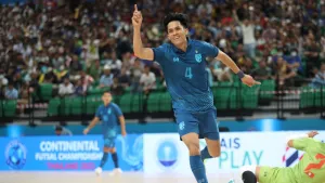 ฟุตซอลไทยถล่มเมียนมา 5-0 ประเดิมศึกศึกคอนติเนนทัล